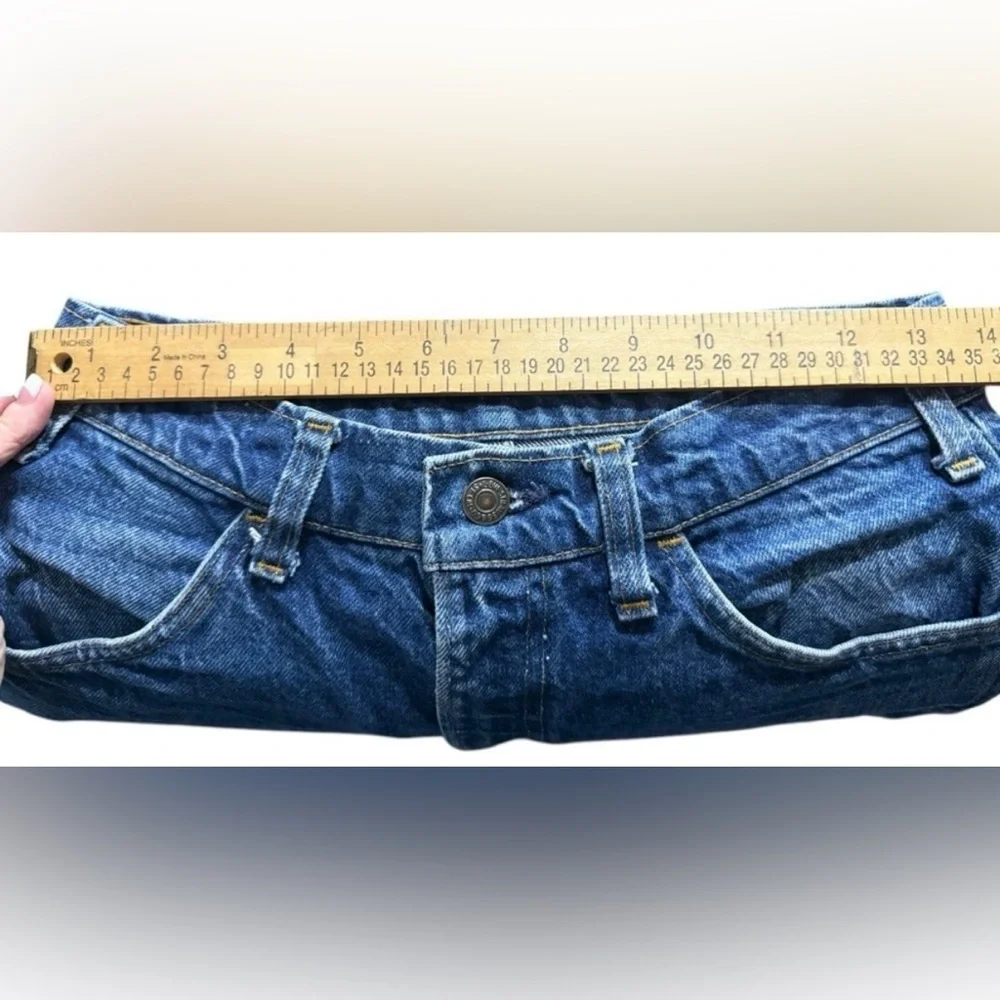 Big Star Maddie Bermuda Denim Shorts Sz26 Medium Wash Western - Picture 4 of 12